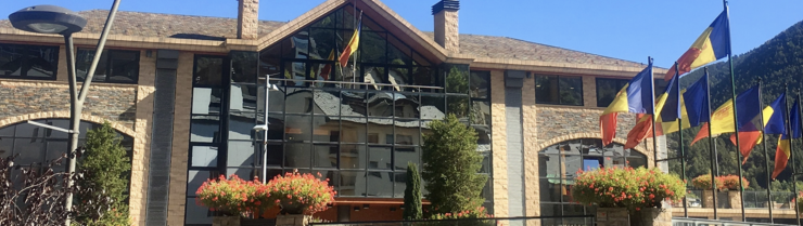 La façana del comú de la Massana.